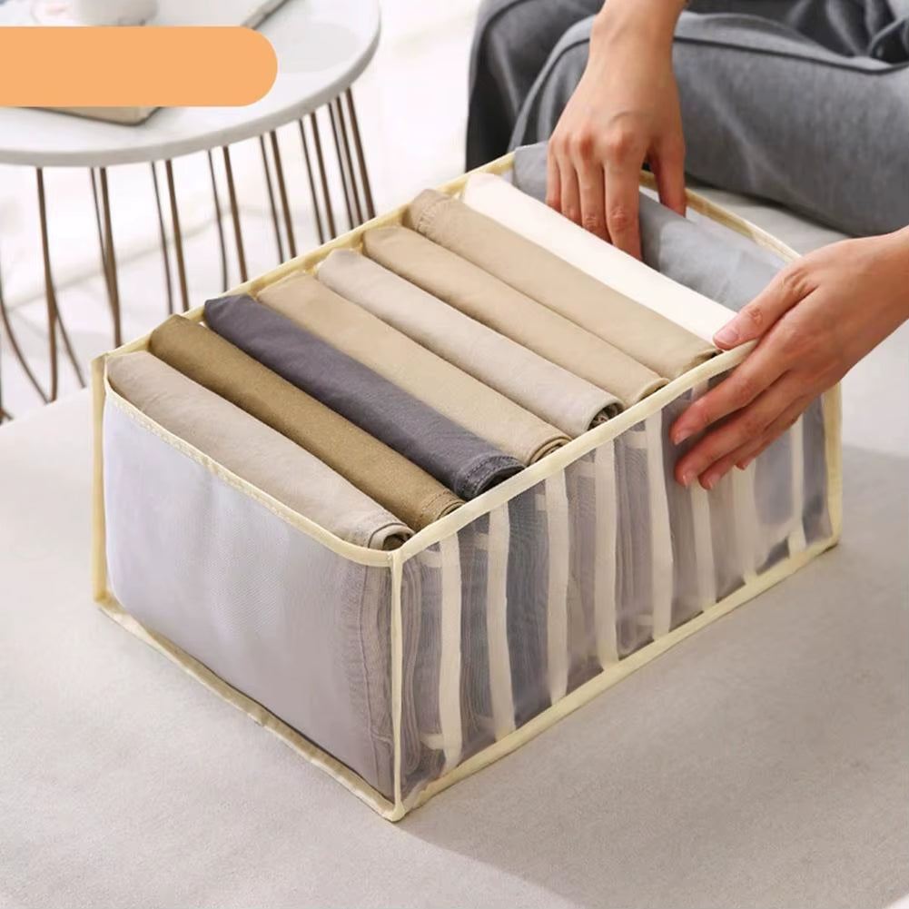 Jeans Organization Storage Box Closet Organizer Clothing Organization System Drawer Organizers Cabinet Pants Storage Organizer