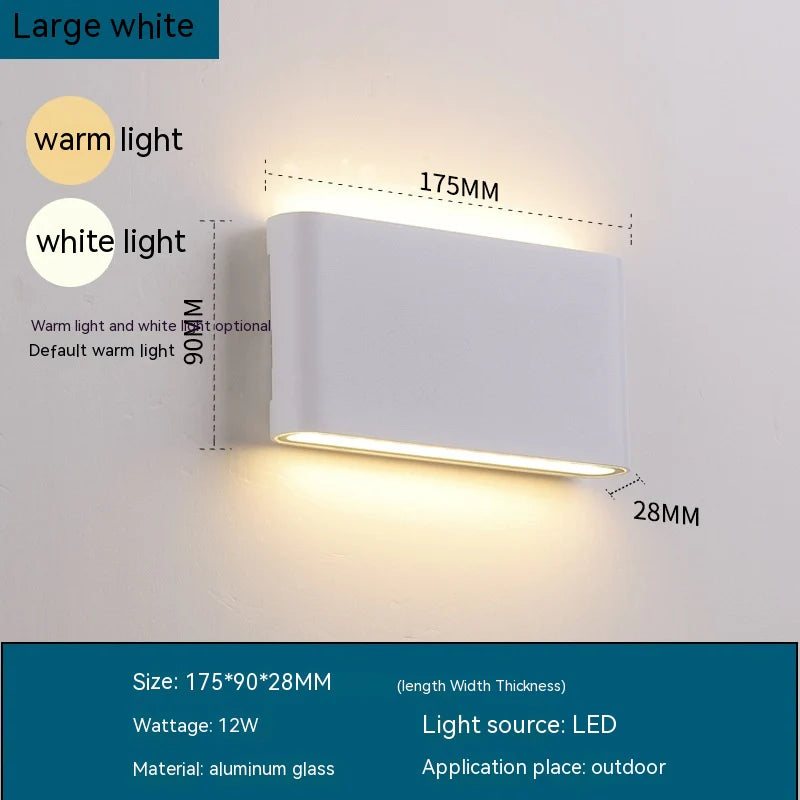 Basic Waterproof Exterior LED Wall Light