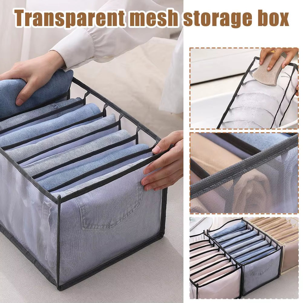 Jeans Organization Storage Box Closet Organizer Clothing Organization System Drawer Organizers Cabinet Pants Storage Organizer