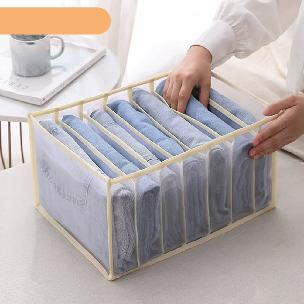 Jeans Organization Storage Box Closet Organizer Clothing Organization System Drawer Organizers Cabinet Pants Storage Organizer