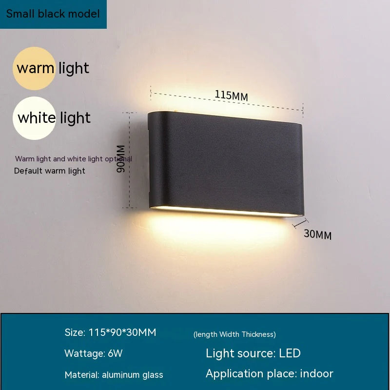 Basic Waterproof Exterior LED Wall Light