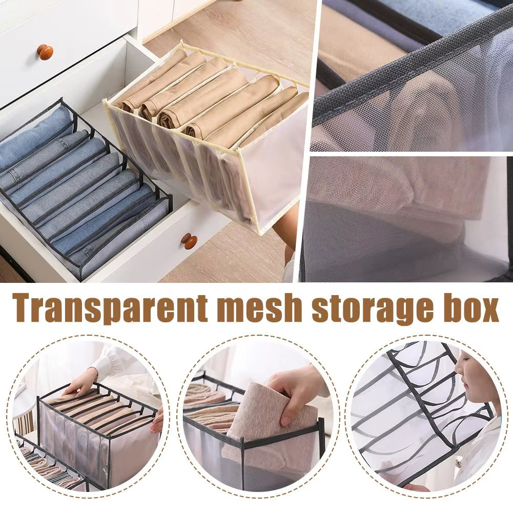 Jeans Organization Storage Box Closet Organizer Clothing Organization System Drawer Organizers Cabinet Pants Storage Organizer
