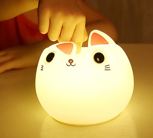 Adorable Kitten Soft Glow Light