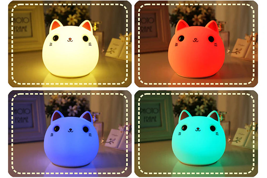 Adorable Kitten Soft Glow Light