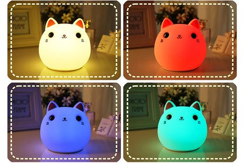 Adorable Kitten Soft Glow Light