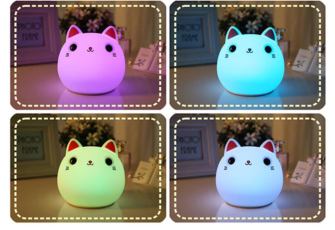Adorable Kitten Soft Glow Light