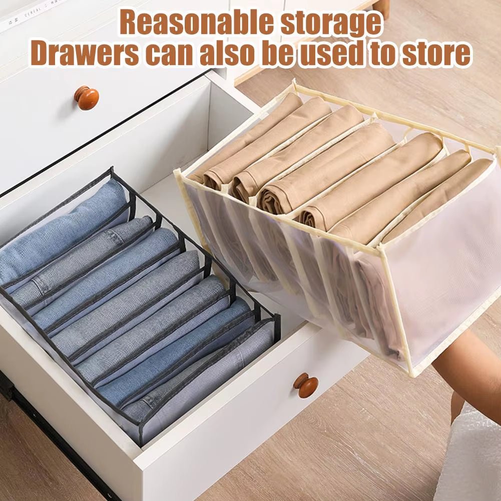 Jeans Organization Storage Box Closet Organizer Clothing Organization System Drawer Organizers Cabinet Pants Storage Organizer
